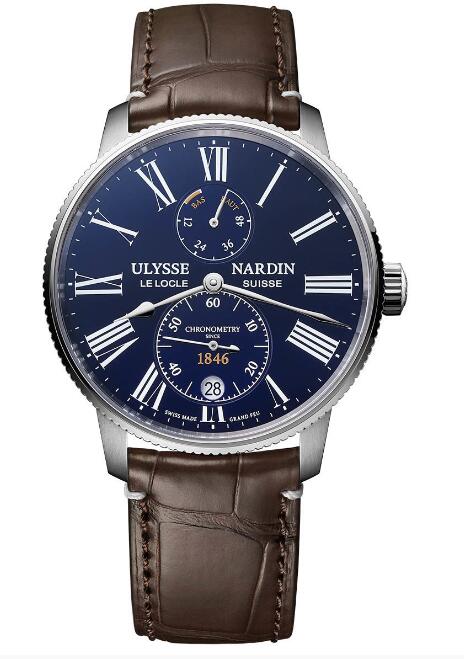 Ulysse Nardin Marine Torpilleur Enamel Blue Limited Edition 42mm 1183-310LE-3AE-175/1A watch - Click Image to Close